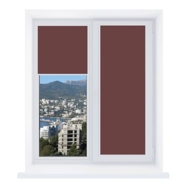 Рулонная штора Уни 2 Натали ВО баклажановый 98