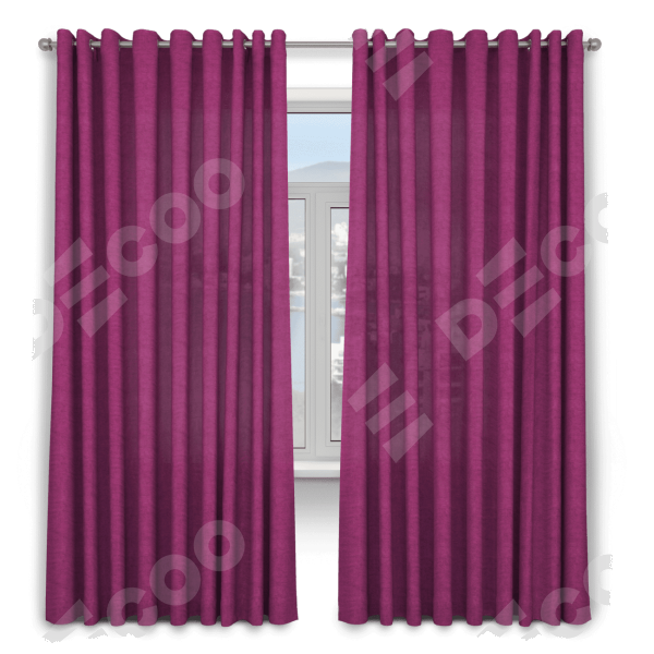Шторы ткань вельвет фиолетовый