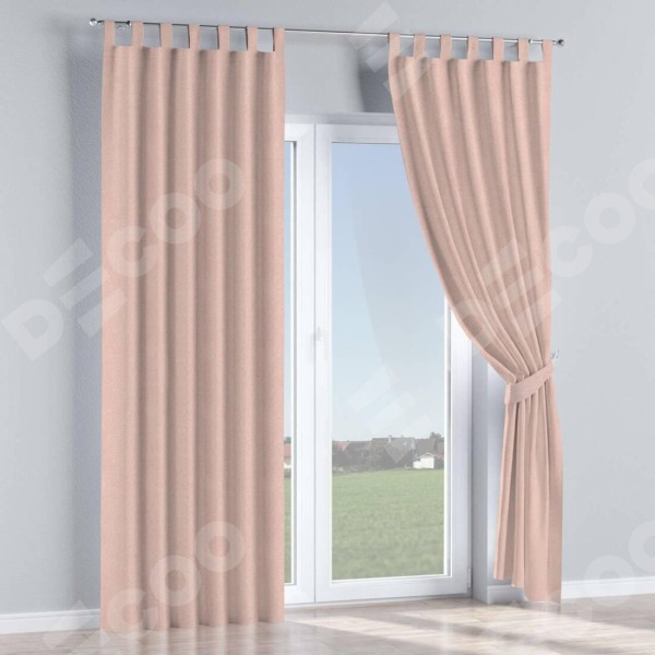 Комплект штор на петлях ткань блэкаут с блеском сиреневый