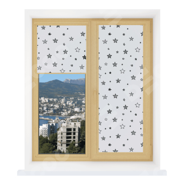 Рулонная штора Уни 2 с принтом Звезды