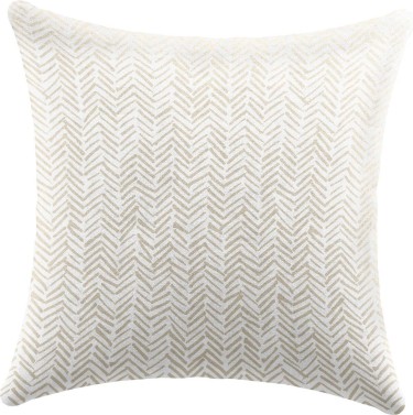 Подушка квадратная Cortin «Узор «Ёлочка» бежевый»