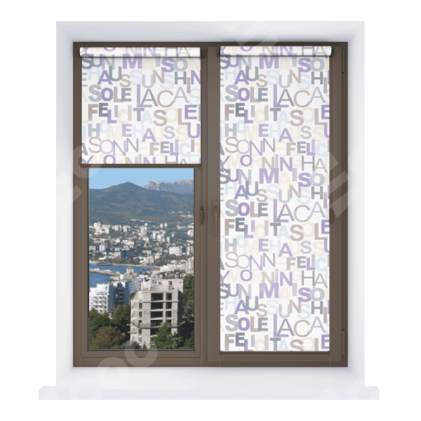 Рулонная штора Мини Лофт 01