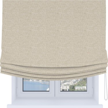 Римская штора Soft с мягкими складками, стиф димаут молочный