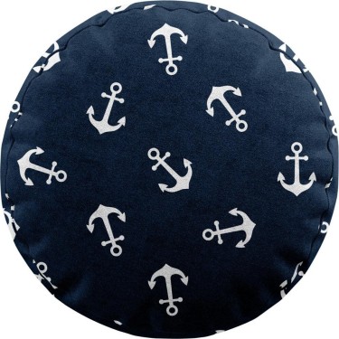 Подушка круглая Cortin «Морские якори»