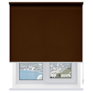 Рулонная штора Натали ВО 11 коричневый