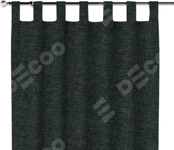Комплект штор на петлях рогожка димаут графит