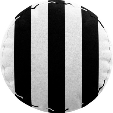 Подушка круглая Cortin «Черное и белое»