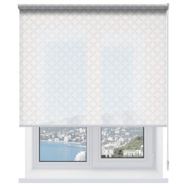 Рулонная штора Барселона белый 01