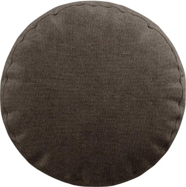 Подушка круглая Cortin лён блэкаут коричневый