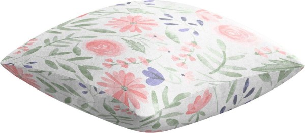 Подушка квадратная Cortin «Изысканные цветы»