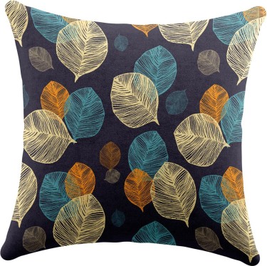 Подушка квадратная Cortin «Листья в ночи»