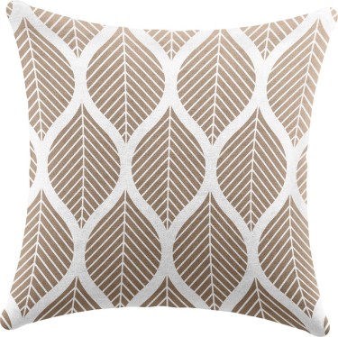 Подушка квадратная Cortin «Листья геометрия»