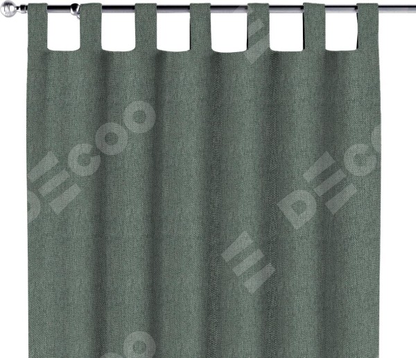 Комплект штор на петлях 2 шт. лён димаут серый