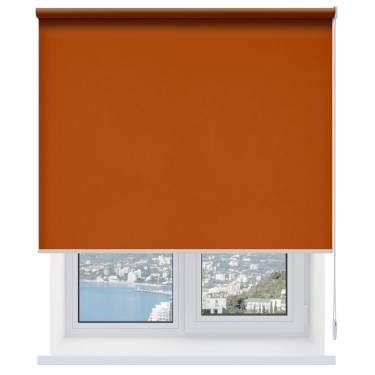 Рулонная штора Натали ВО 92 терракотовый