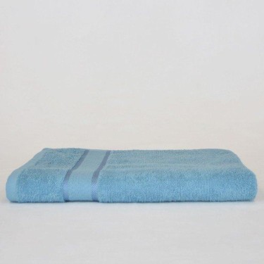 Полотенце махровое гладкокрашеное Турон Текс 50х90см, серо-голубой, 360г/м, хл100%