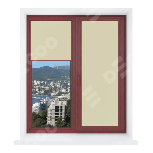 Рулонная штора Уни 2 Респект DM ваниль 044