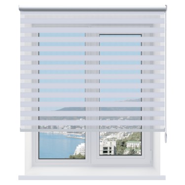 Рулонная штора День-ночь Elsa ВО белый