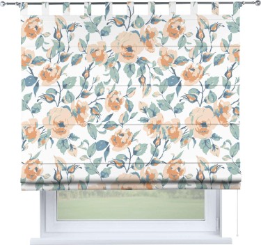 Римская штора на петлях «Винтажные розы»