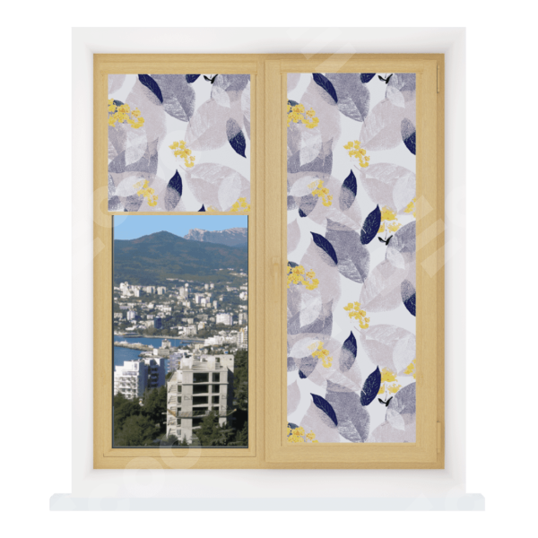 Рулонная штора Уни 2 с принтом Листопад