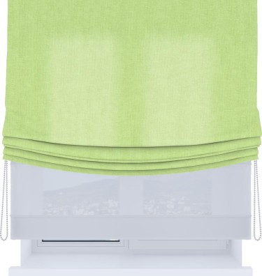 Римская штора «Кортин», канвас липовый, день-ночь с мягкими складками