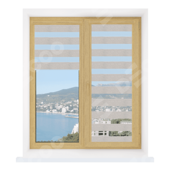 Рулонная штора День-ночь Уни 2 Dalin серый