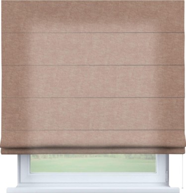 Римская штора «Кортин», канвас розовая пудра, для проёма