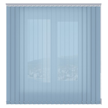 Вертикальные жалюзи Лайн 10 голубой new