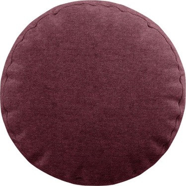 Подушка круглая Cortin лён димаут марсала