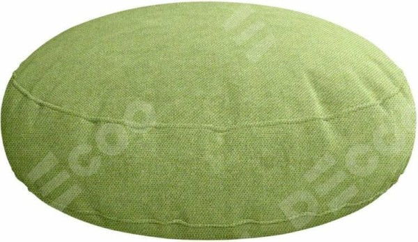 Подушка круглая Cortin лён димаут салатовый