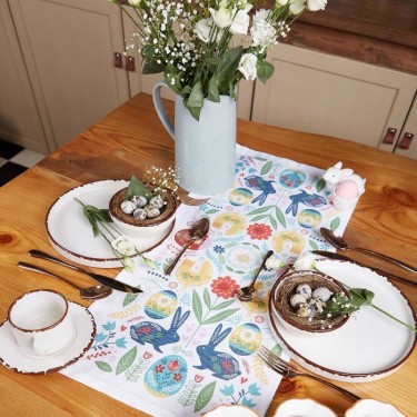 Дорожка на стол Этель «Пасхальная скандинавия» 30х70 см, 100% хл, саржа 190 гр/м2
