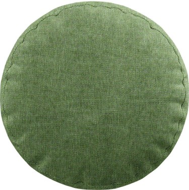 Подушка круглая «Кортин» лён димаут светло-салатовый